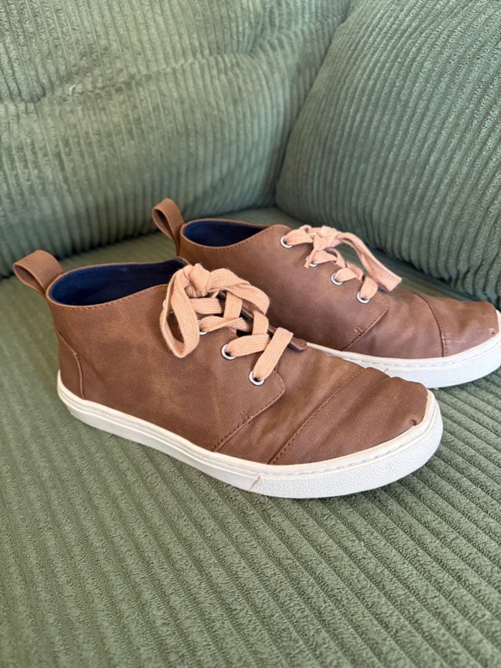 Toms Brown High-Top dressy casual sneakers